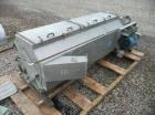 Used Gala Spin Dryer, Model 5032BF. Approximate 32” diameter screens (5) high. Driven by a 20HP motor. Includes a stand, (3) spare screen, and a spare 20HP motor.