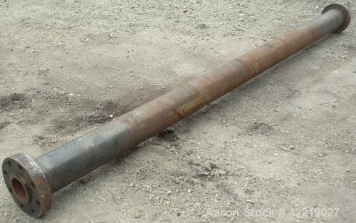 Used Single Screw Non-Vented Barrel Only, 4-1/2" diameter x 145" long, approximate 32 to 1 L/D ratio.