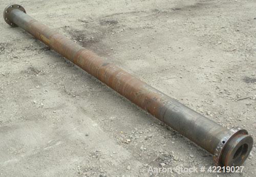 Used Single Screw Non-Vented Barrel Only, 4-1/2" diameter x 145" long, approximate 32 to 1 L/D ratio.