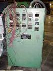 USED: Extruder control panel. Single phase, 5 heat/cool zones, 4 heatonly zones, DC motor interface, SSR controls, approx 5 to 10 max ampsper zone.