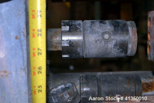 Used Werner Pfleiderer Co-Rotating Design Gearbox, type ZSK-83-R240P, rated 149 kW. Center to center on output shafts approximately 3" (76.2mm), outer diameter of spline 1.957" (49.71 mm), height fro...