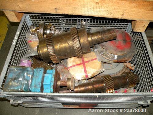 Used Werner Pfleiderer ZSK120 Twin Screw Extruder Gearbox Gear Parts.