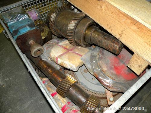 Used Werner Pfleiderer ZSK120 Twin Screw Extruder Gearbox Gear Parts.