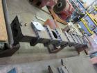 Used Werner Pfleiderer Twin Screw Gearboxes (3) and Thrust Bearing Assemblies.  Additional parts include one base for 160 mm.  Lot various barrels, heaters, shafts, screw elements and barrel supports.