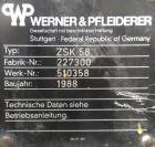 Used Werner Pfleiderer Co-Rotating Design Gearbox, Type ZSK 58