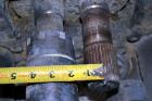 Used Werner Pfleiderer Co-Rotating Design Gearbox, type ZSK-83-R240P, rated 149 kW. Center to center on output shafts approximately 3