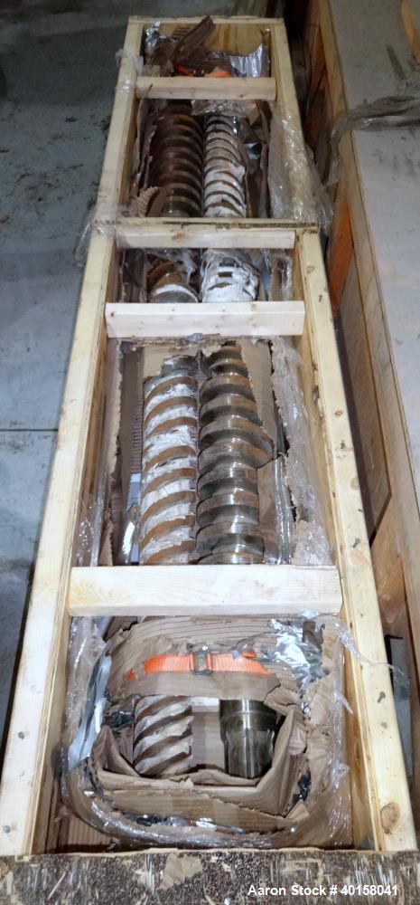 Used (1) Set of 2 Cincinnati 80mm conical twin screws