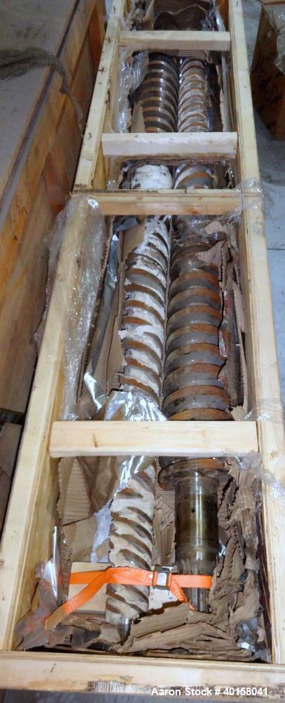 Used (1) Set of 2 Cincinnati 80mm conical twin screws