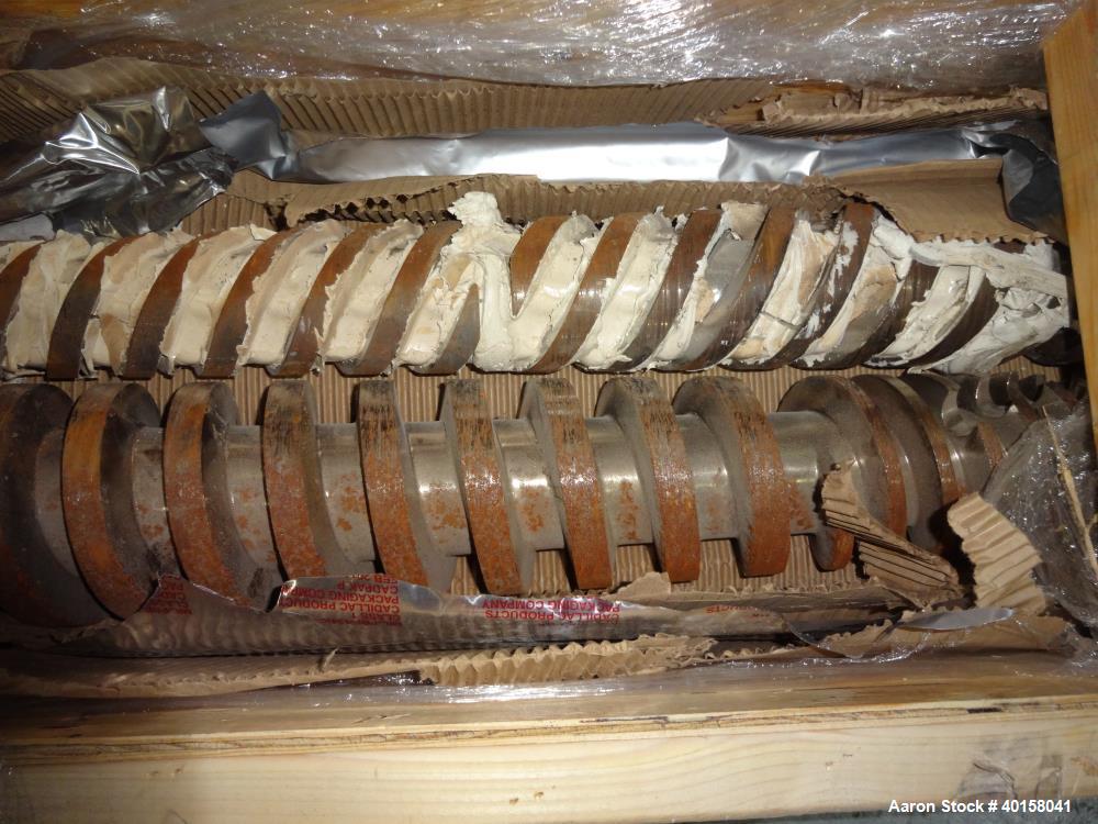 Used (1) Set of 2 Cincinnati 80mm conical twin screws