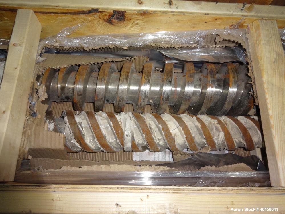 Used (1) Set of 2 Cincinnati 80mm conical twin screws