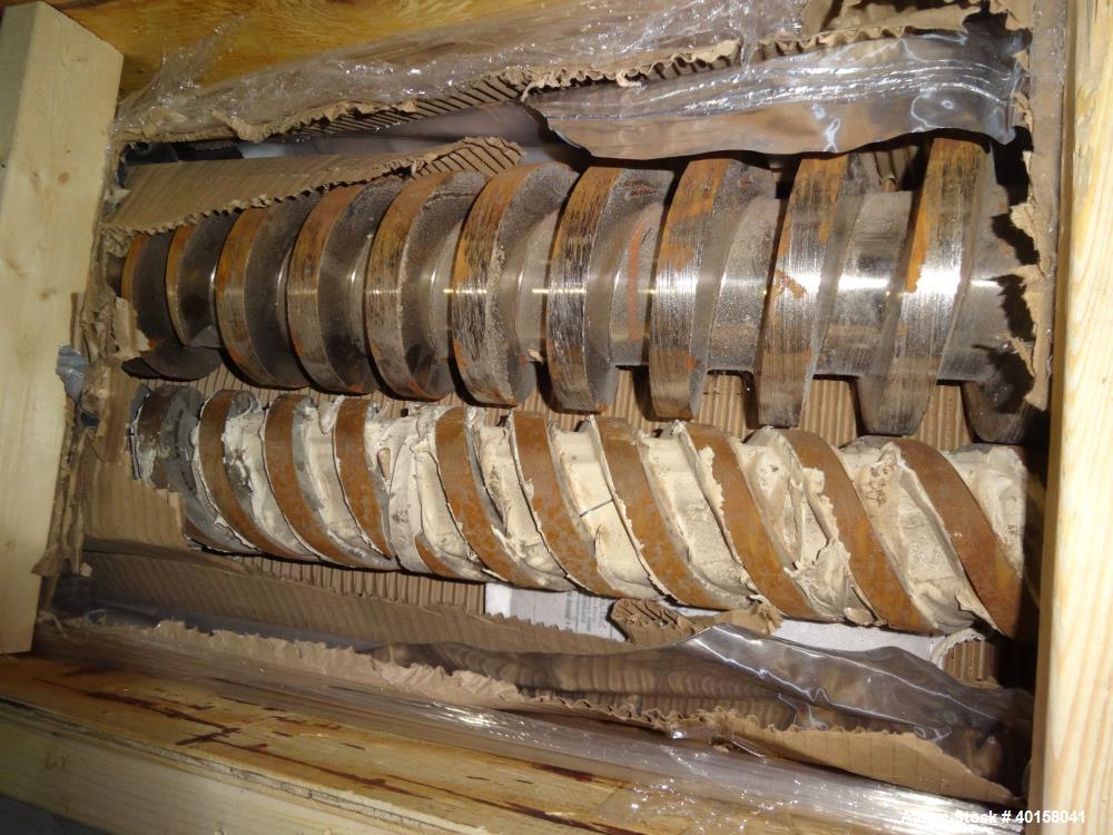 Used (1) Set of 2 Cincinnati 80mm conical twin screws
