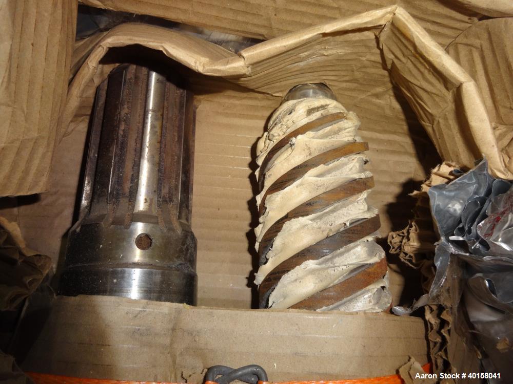 Used (1) Set of 2 Cincinnati 80mm conical twin screws
