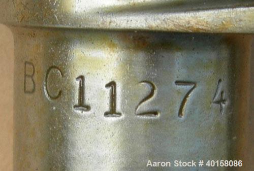 Used (1) Set of (2) Cincinnati 35mm conical twin screws, serial #BC11274-M.
