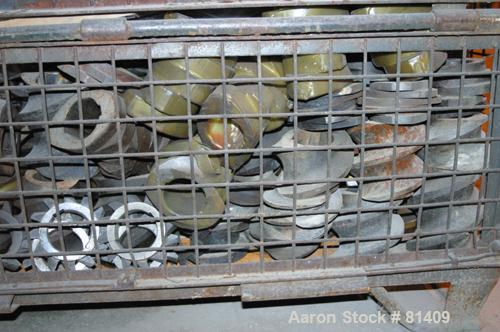 Used Werner & Pfleiderer ZSK-120 MM Twin Screw Extruder Parts Consisting Of: (2) Screw shafts, and approximately 280 miscellaneous screw segments.