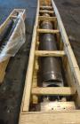 Used American Maplan 130mm Twin Screw Extruder Parts Consisting Of: (1) Thyssen TPM 3-130-D05-V70 Gear Box, serial# 6 343 3131/10 GB-70036, built 2000. (1) 130mm Twin Screw Set, Screw Type 055.13.100...
