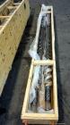 Used American Maplan 130mm Twin Screw Extruder Parts Consisting Of: (1) Thyssen TPM 3-130-D05-V70 Gear Box, serial# 6 343 3131/10 GB-70036, built 2000. (1) 130mm Twin Screw Set, Screw Type 055.13.100...