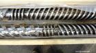 Used- American Maplan 130mm Twin Screw Set. Approximate 24 to 1 L/D ratio. Built 2008, serial#WT-2931H