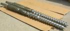 Used (1) Set of (2) Cincinnati 35mm conical twin screws, serial #BC11274-M.