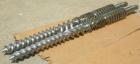 Used (1) Set of (2) Cincinnati 35mm conical twin screws, serial #BC11274-M.