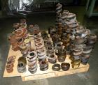 Used Werner & Pfleiderer ZSK-120 MM Twin Screw Extruder Parts Consisting Of: (2) Screw shafts, and approximately 280 miscellaneous screw segments.