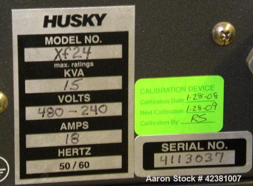 Used Husky Altanium Temperature Controller, Model XF24. Operating ambient temperature 32 to 104 deg F (0 to 40 deg C), storage temperature –4 to 140 deg F (-20 to 60 deg C), measurement accuracy +/- ...