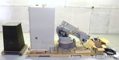 Used Motoman Versitle High-Speed Industrial Robot, Model HP20-A0. (6) Controlled axis, payload 20 kg, V-reach 3063mm, H-reach 1717mm, repeatability+/- 0.06mm. Vertical jointed arm type. Includes a NX...