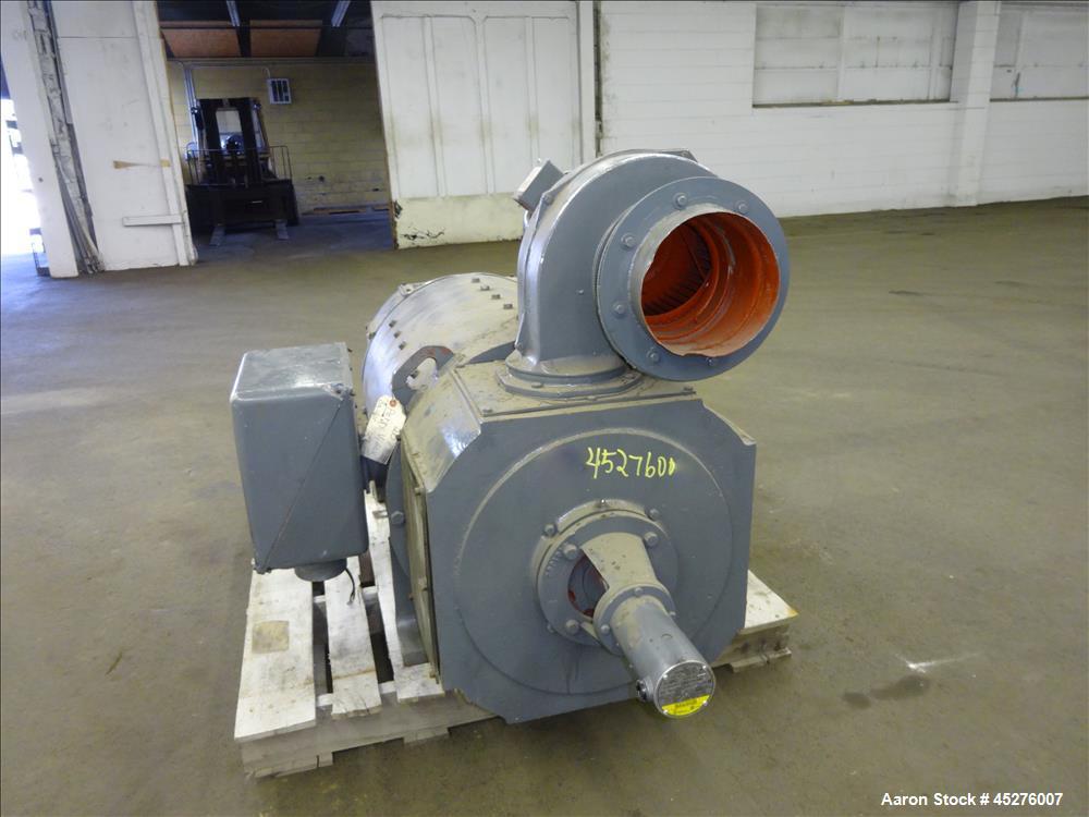 Used Baldor/Sabina 500HP DC Drive Motor, Model 5100B452001.