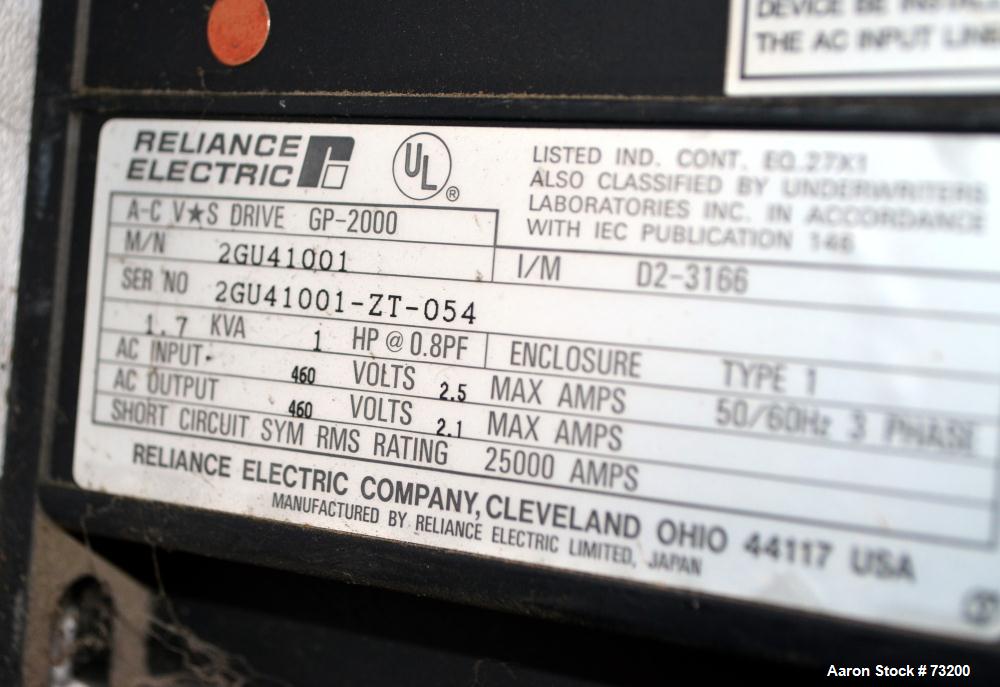 Used Reliance GP2000 AC VS Drive, Model 2GU4100