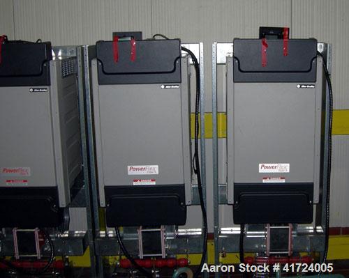 Used Reliance 300 hp AC motor. 3/60/460 input volts, 1794 output rpm. Includes an Allen-Bradley PowerFlex 700H adjustable frequency AC drive. 3/60/460 volt.