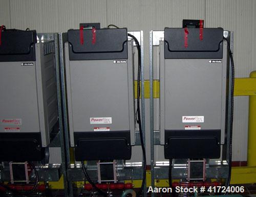 Used Reliance 300 hp AC motor. 3/60/460 input volts, 1794 output rpm. Includes an Allen-Bradley PowerFlex 700H adjustable frequency AC drive. 3/60/460 volt.