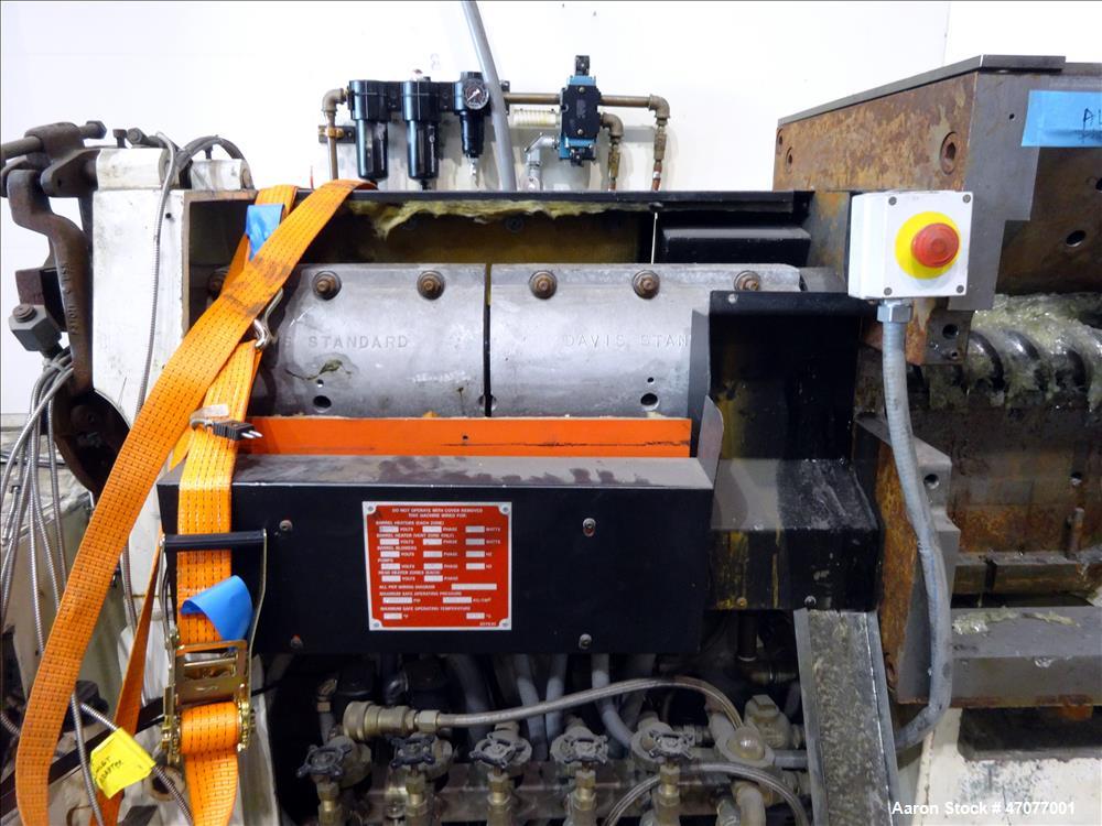 Used Davis Standard 3.5" Single Screw Extruder, Model 35IN35.