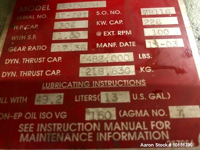 Used-4.5" Davis Standard Cold Feed Rubber Extruder