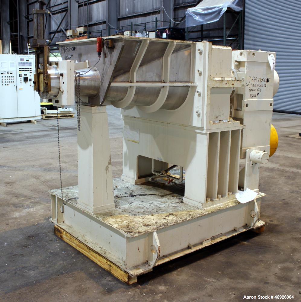 Used JSW Japan Steel Works Twin Screw Conical Feeder