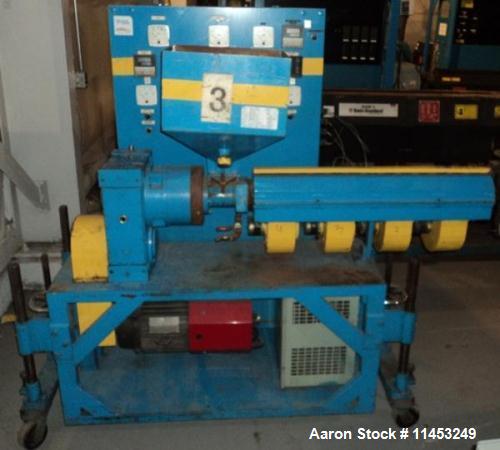 Used- Extruder, 1.5" diameter, 30:1 L/D