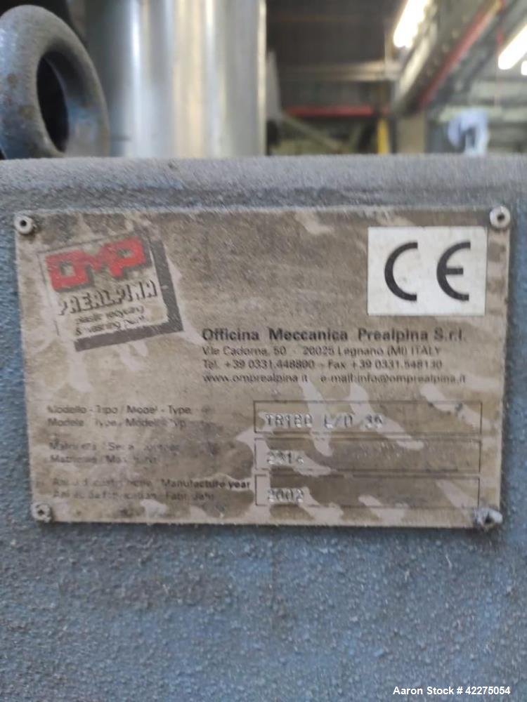 OMP Prealpina, Single Screw Extruder