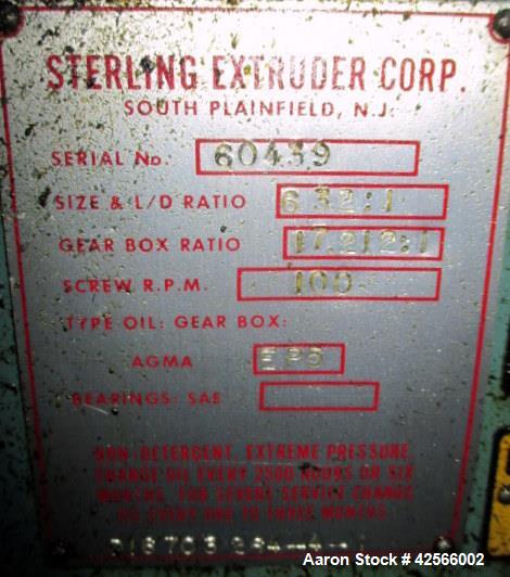 Used 6" Sterling extruder
