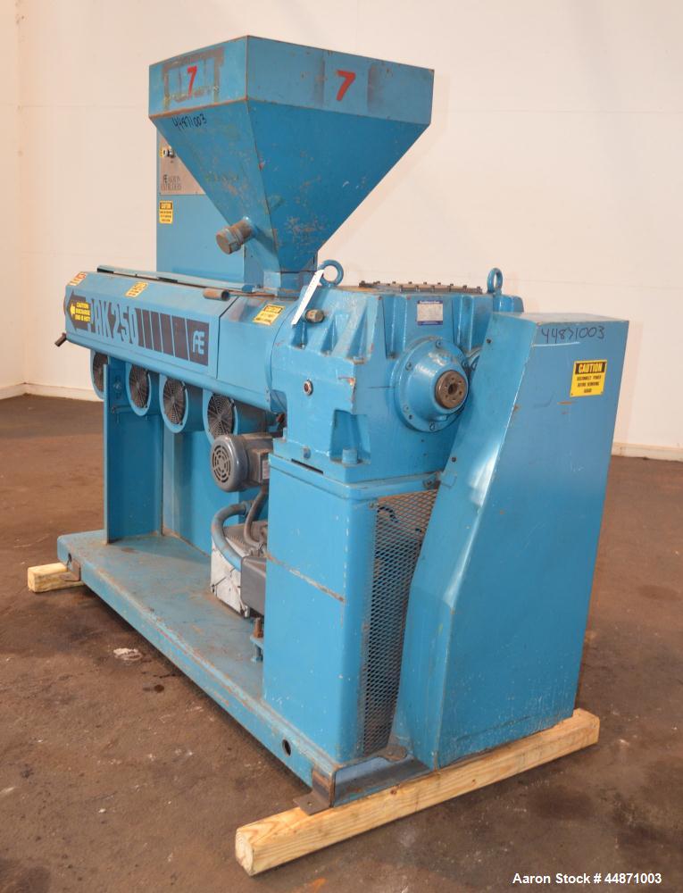 Used Akron 2-1/2" Single Screw Extruder, Model 250
