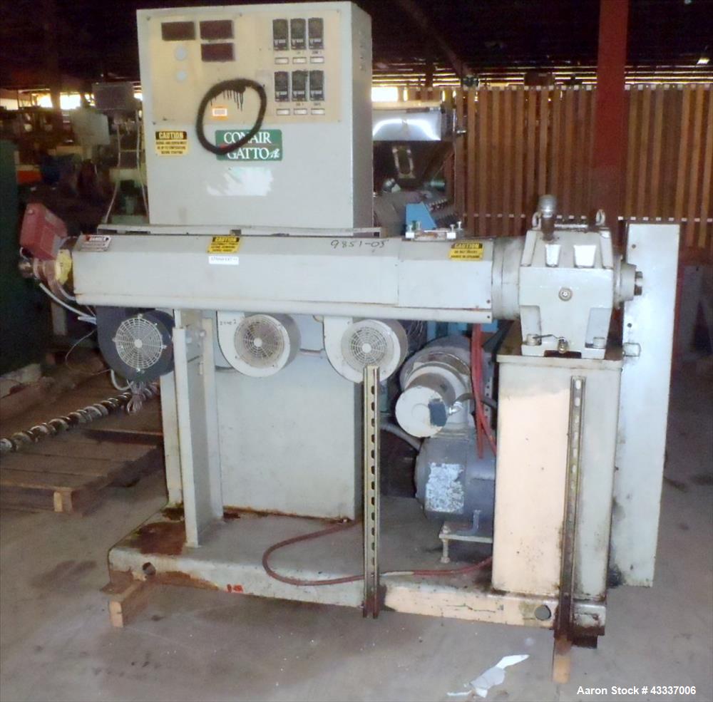 Used Akron 2" Single Screw Extruder, Model PAC 200