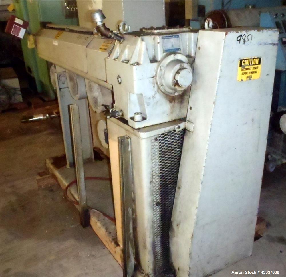 Used Akron 2" Single Screw Extruder, Model PAC 200