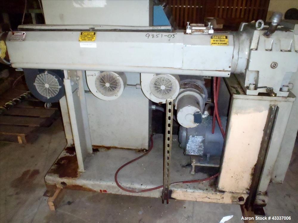 Used- Akron 2" Single Screw Extruder, Model PAC 200