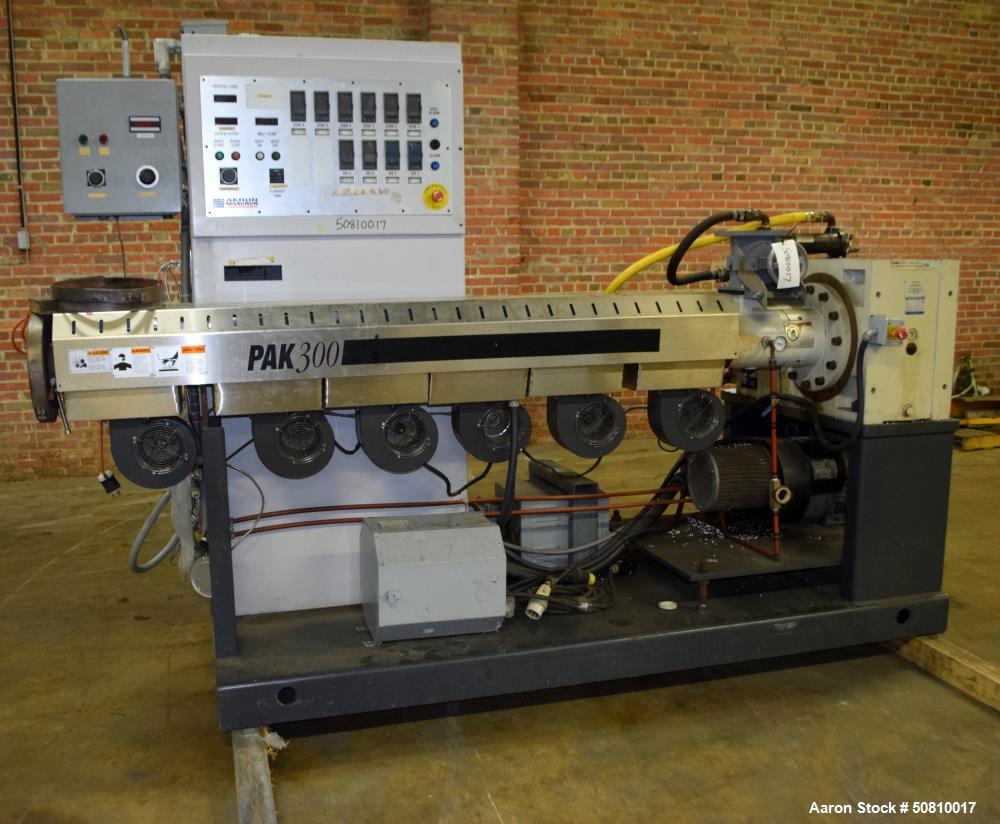 Used Milacron 3" Single Screw Extruder, Model PAK300