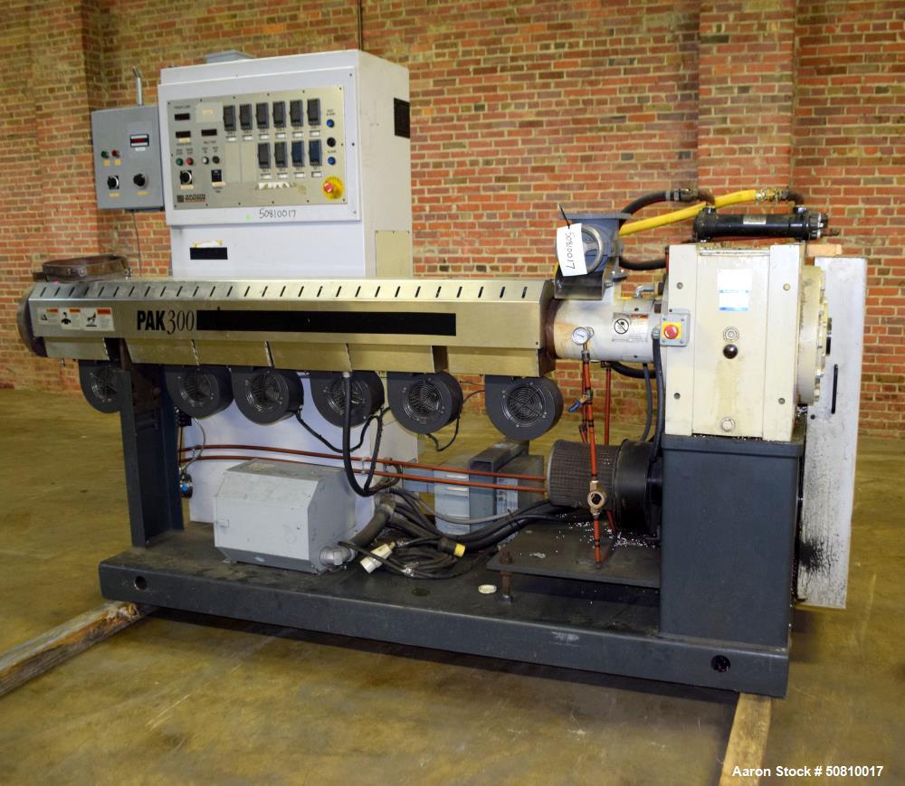 Used- Milacron 3" Single Screw Extruder, Model PAK300