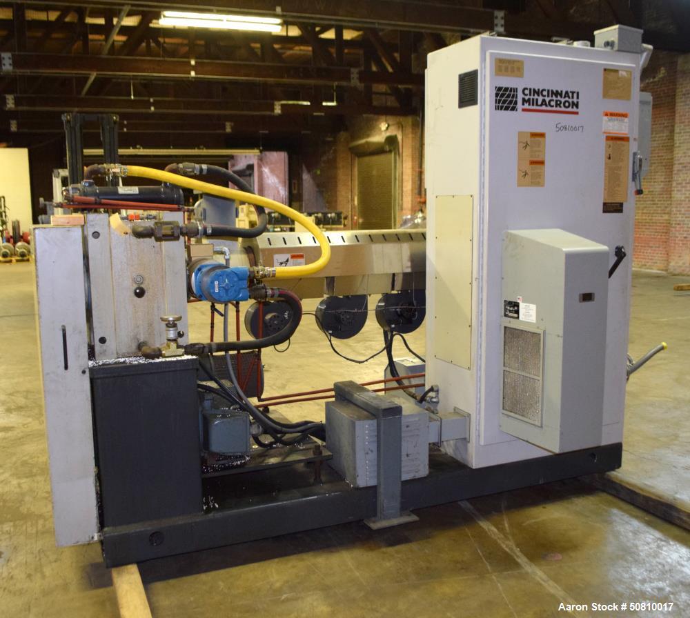 Used Milacron 3" Single Screw Extruder, Model PAK300