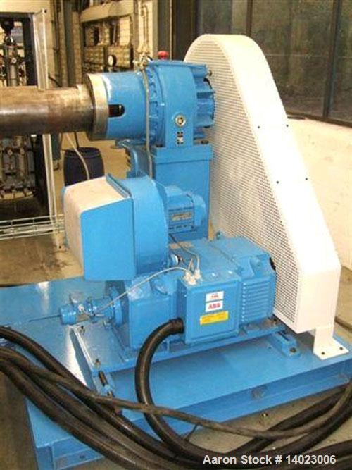 Used- Battenfeld 1-75-30B single screw extruder, screw diameter 2.95" (75 mm), L/D 30, capacity 440 lbs/h (200 kg/h), 89 HP/...