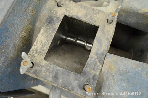Used Berlyn 1-1/2” Single Screw Extruder. Approximate 30 to 1 L/D ratio. Electrically heated, air cooled 4 zone side vented barrel. Water cooled feed throat, no hopper, approximate 38-1/2” centerline...