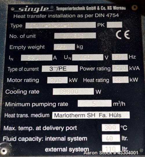 Used Berstorff 140mm Single Screw Extruder