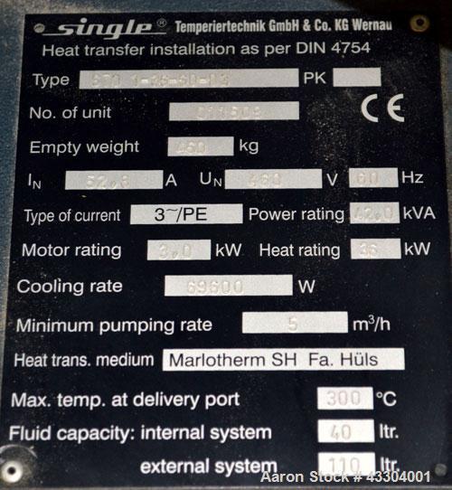 Used- Berstorff 140mm Single Screw Extruder