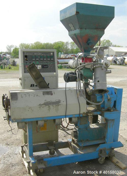Used Betol 1.9' (50mm) Single Screw Extruder, Model BC50