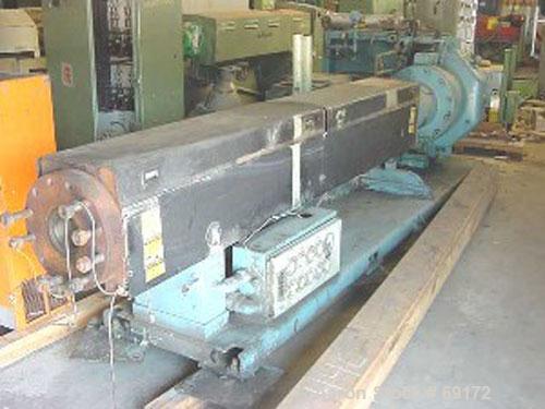 Used- Black Clawson 4-1/2" Single Screw Extruder