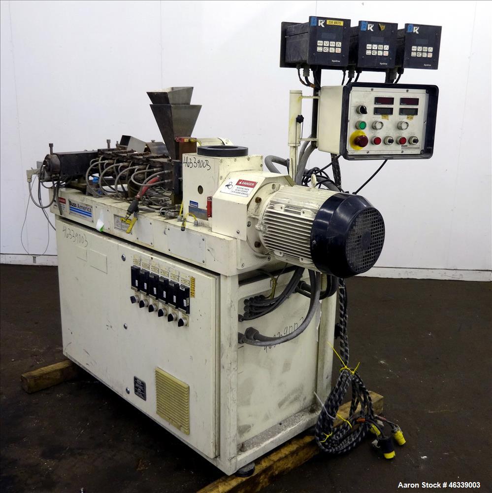 Used Buss Model MKS 30-18D / E 40 Laboratory Ko-Kneader Extruder